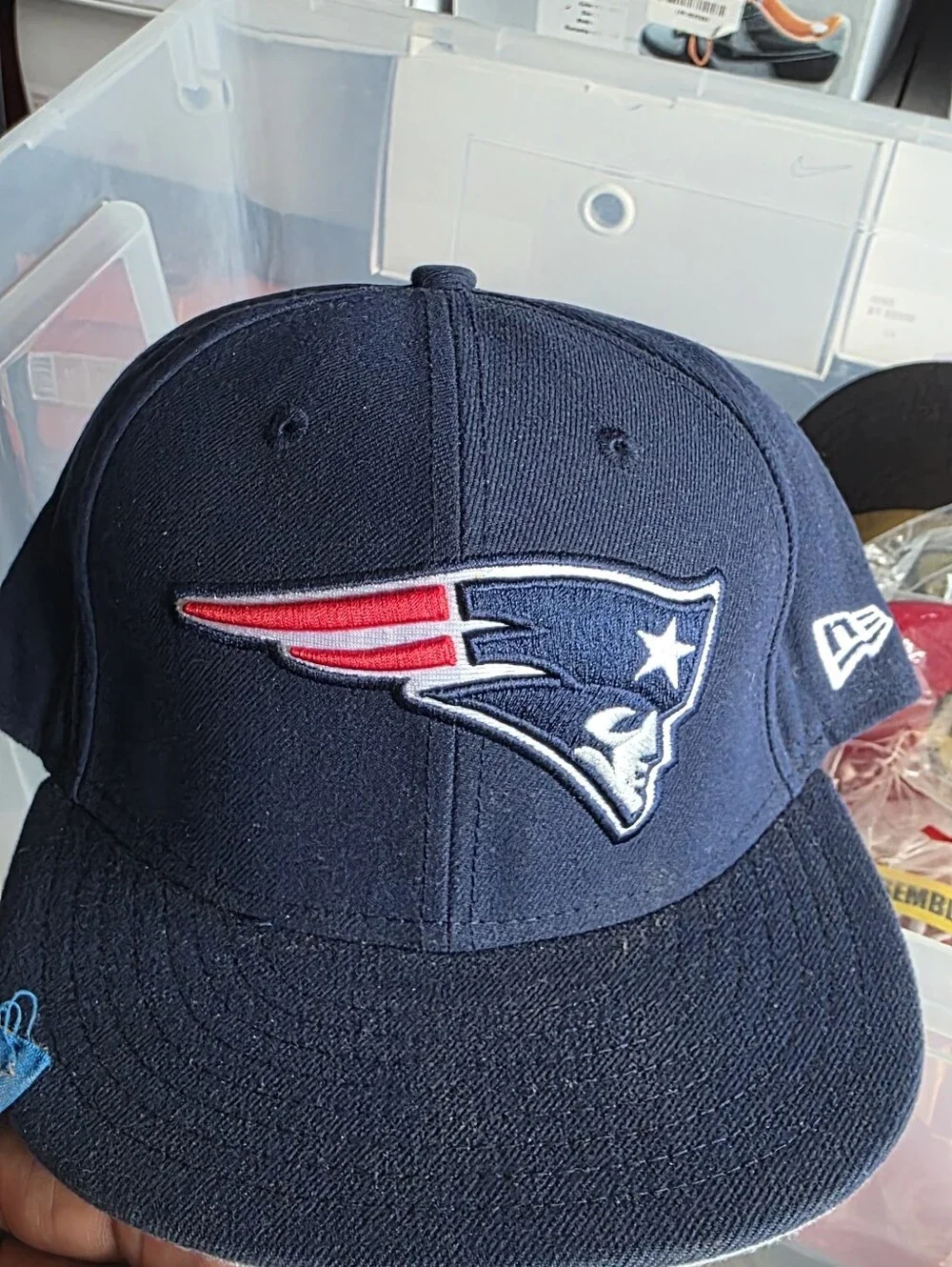New Era 59FIFTY New England Patriots Fitted Hat Lot Of 7 Sz  7 5/8 And 7 3/4